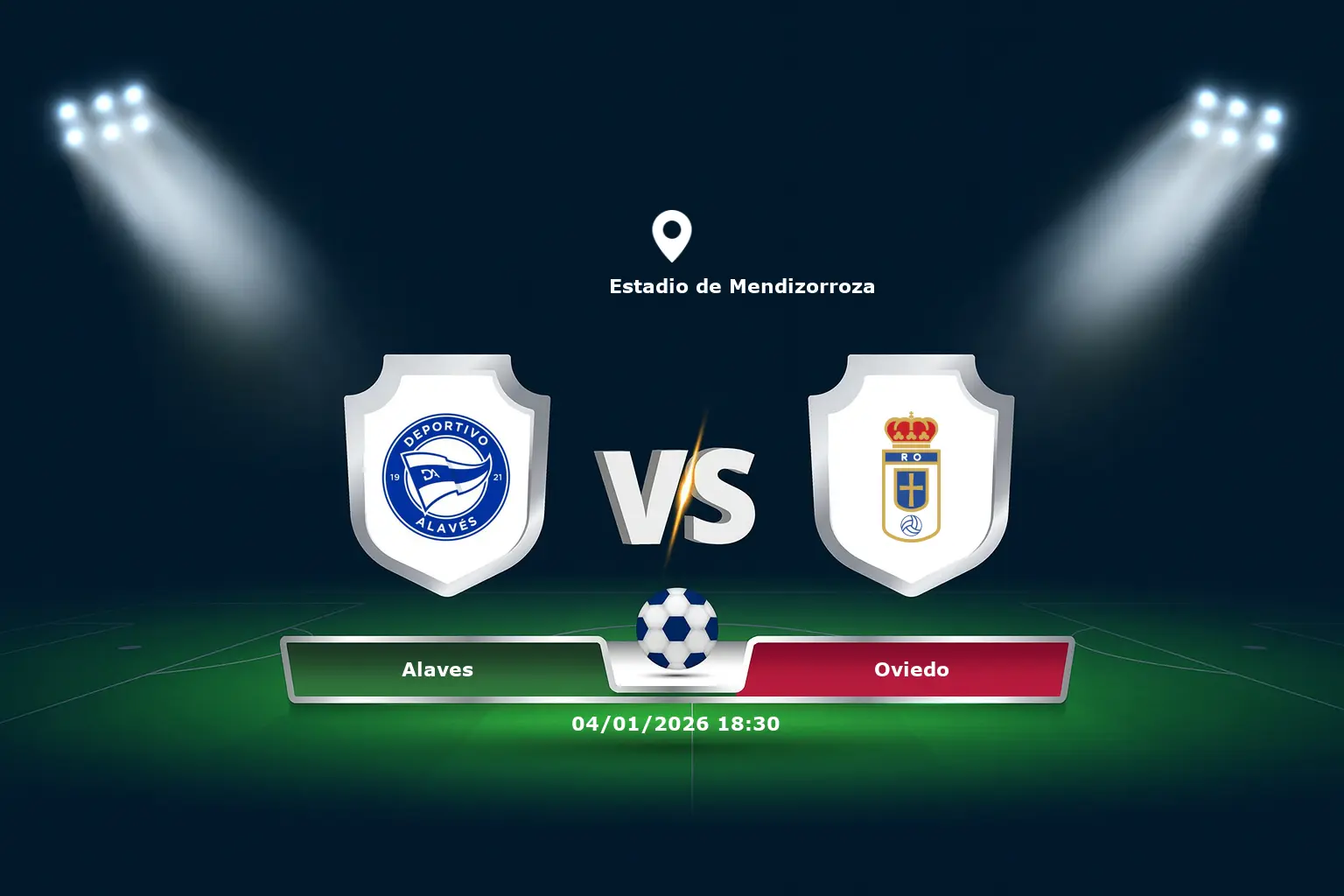 Alaves vs Oviedo 04.01.2026