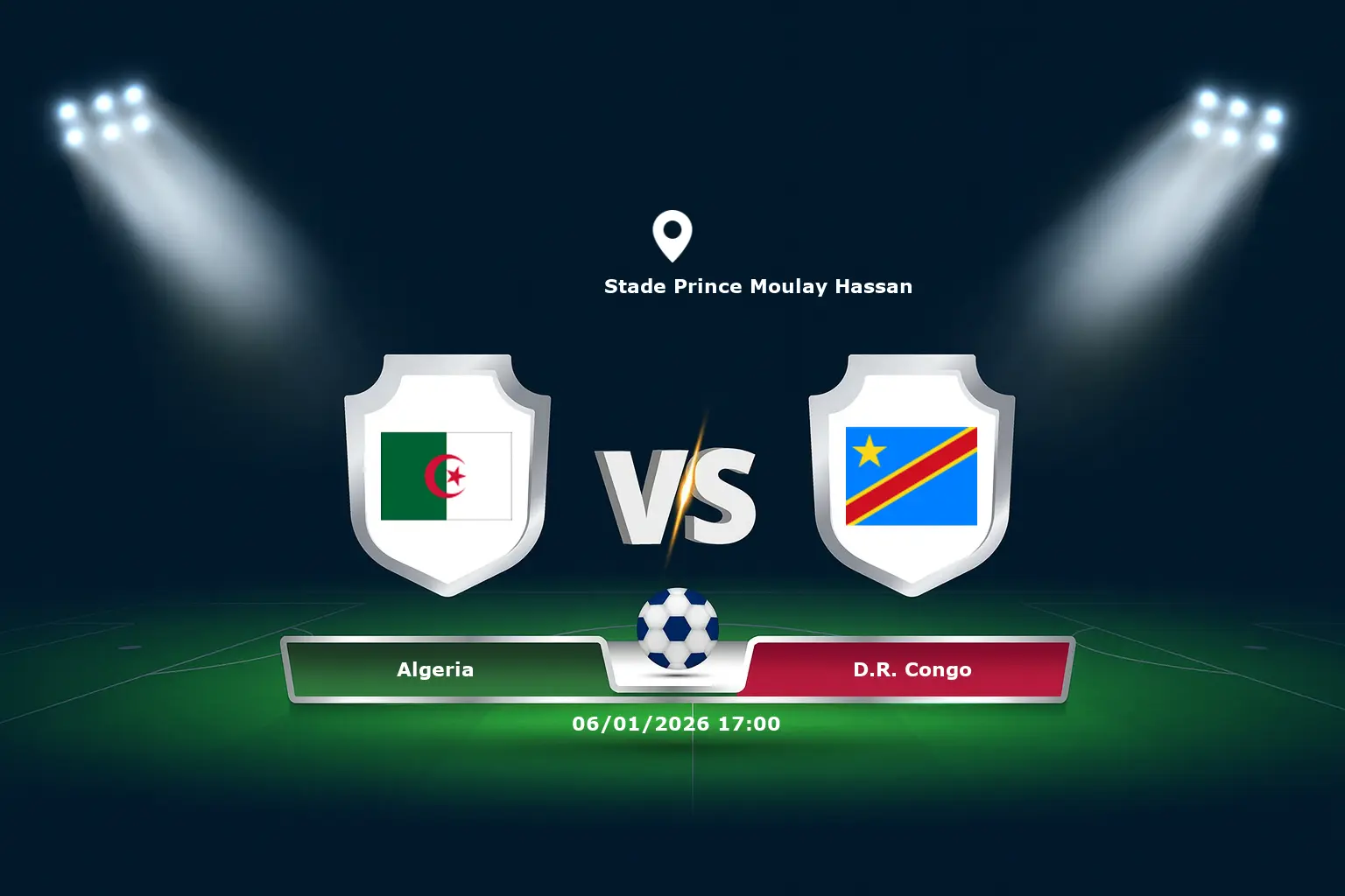 Algeria vs D.R. Congo 06.01.2026