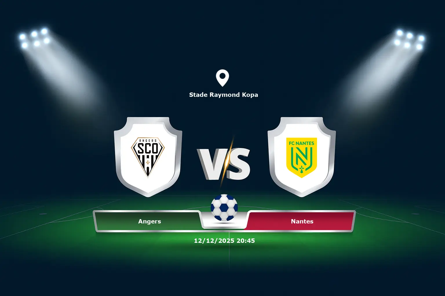 Angers vs Nantes 12.12.2025