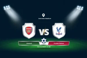 Arsenal vs Crystal Palace 23.12.2025