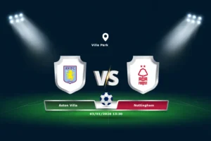 Aston Villa vs Nottingham 03.01.2026