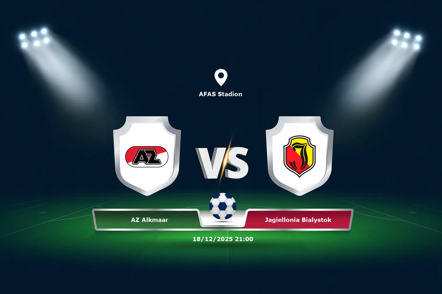 AZ Alkmaar vs Jagiellonia Bialystok 18.12.2025