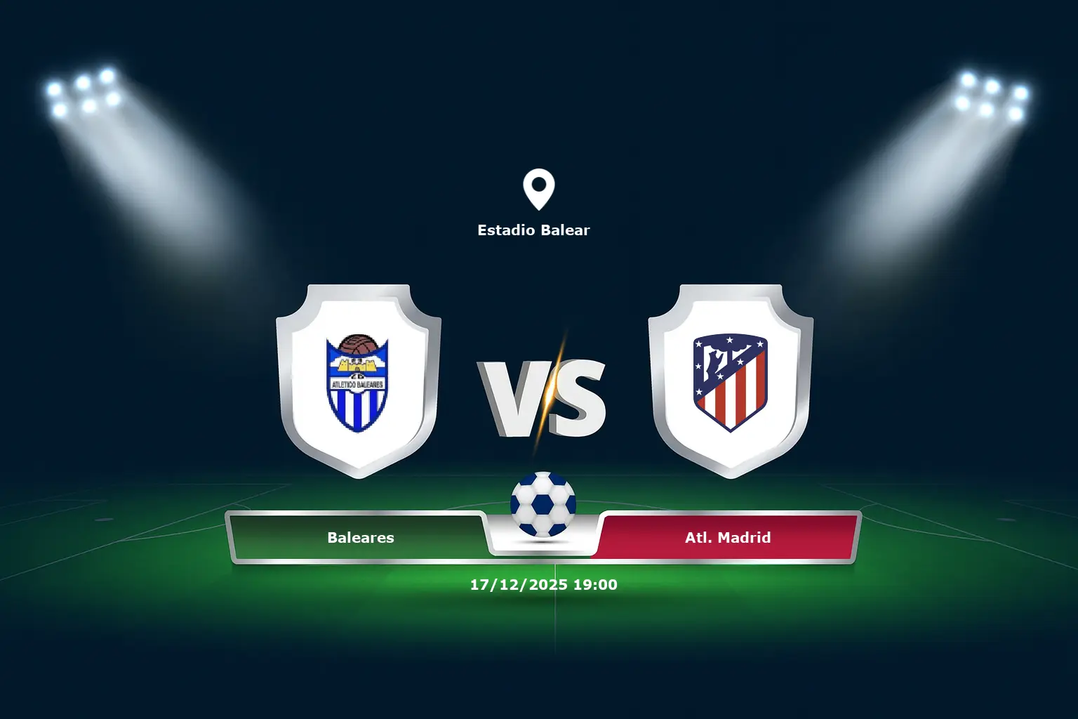 Baleares vs Atl. Madrid 17.12.2025
