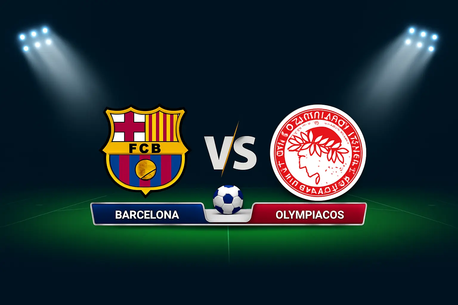 Barcelona vs Olympiacos 21.10.2025