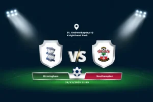 Birmingham vs Southampton 29.12.2025