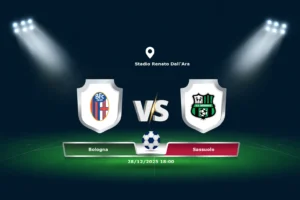 Bologna vs Sassuolo 28.12.2025