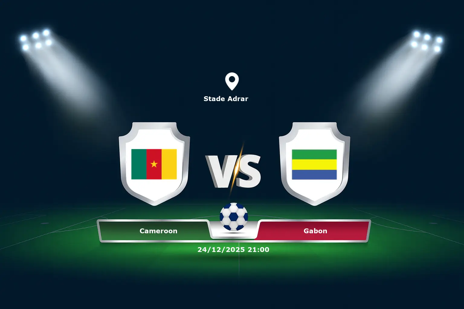 Cameroon vs Gabon 24.12.2025