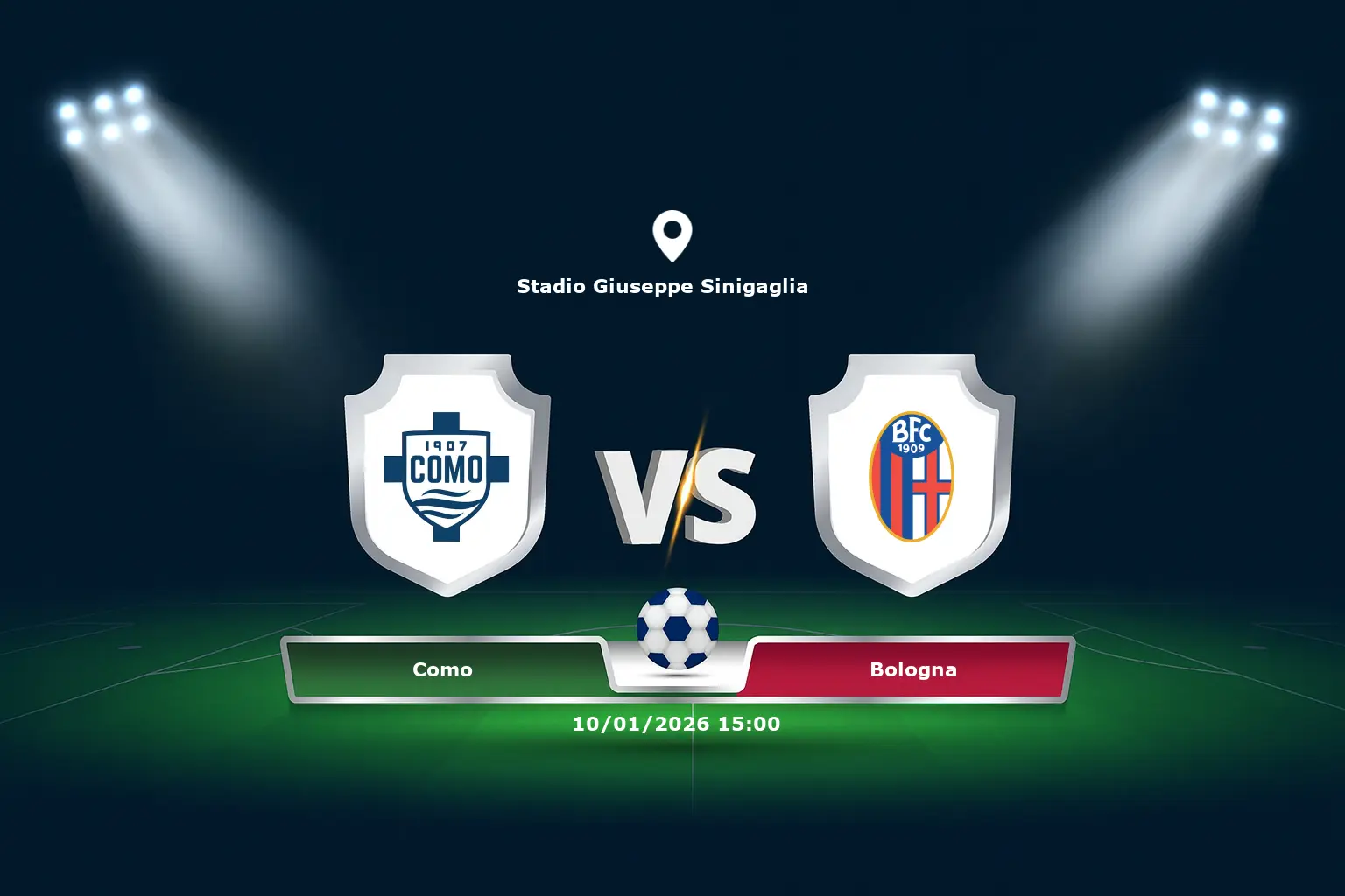 Como vs Bologna 10.01.2026
