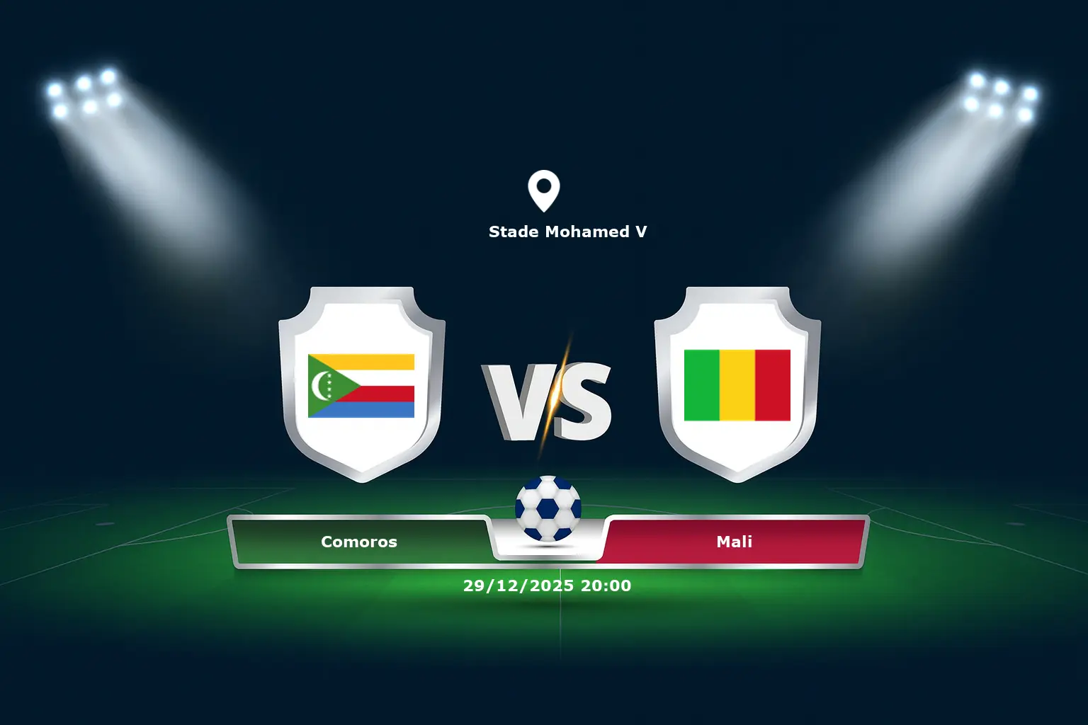 Comoros vs Mali 29.12.2025