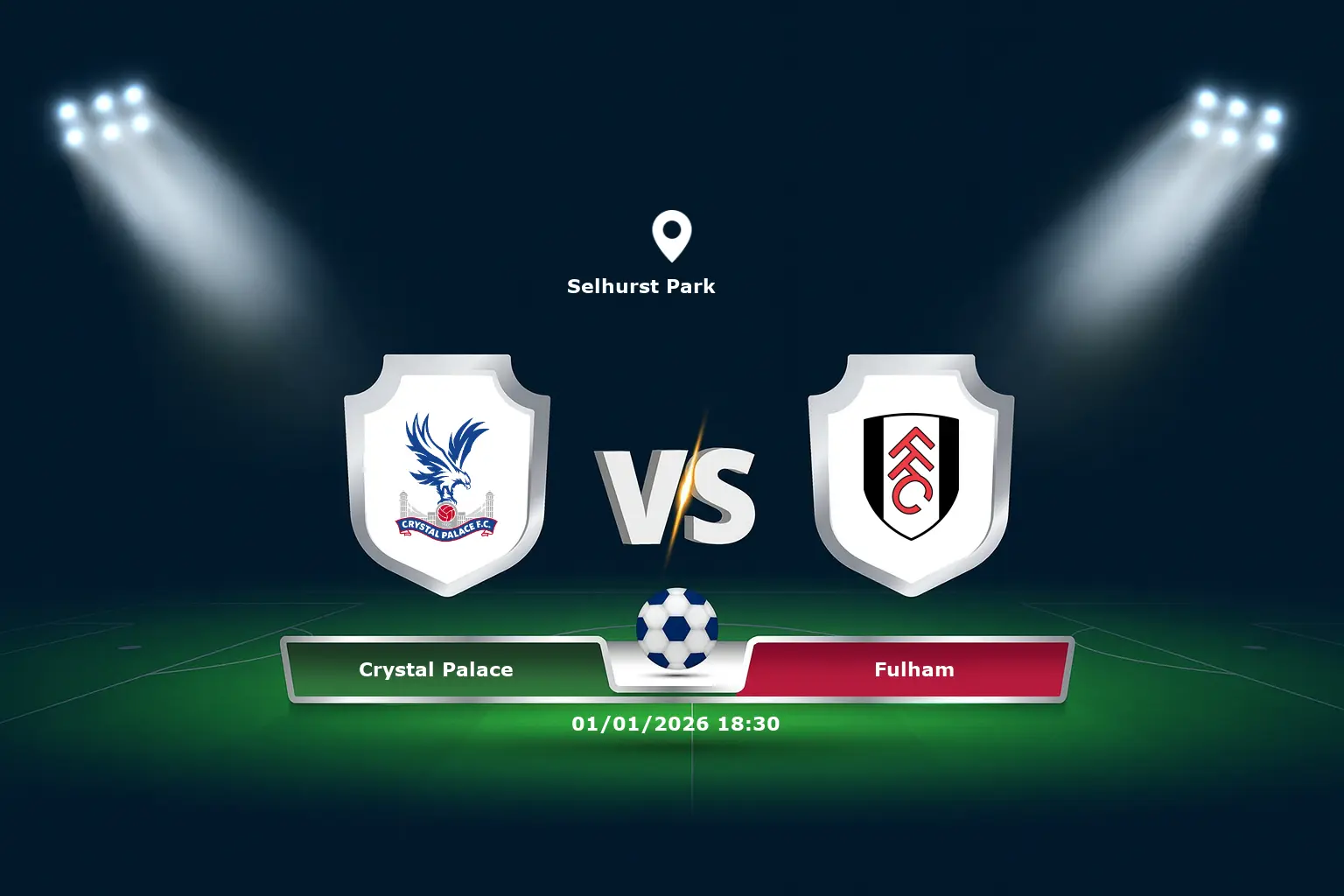Crystal Palace vs Fulham 01.01.2026