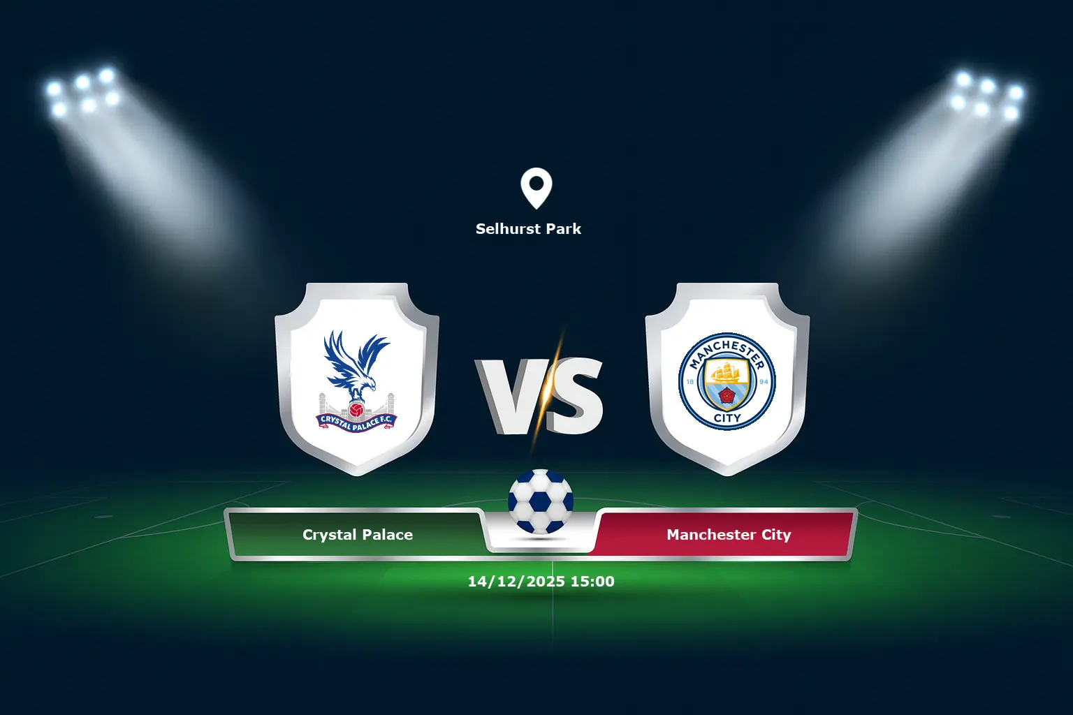 Crystal Palace vs Manchester City 14.12.2025
