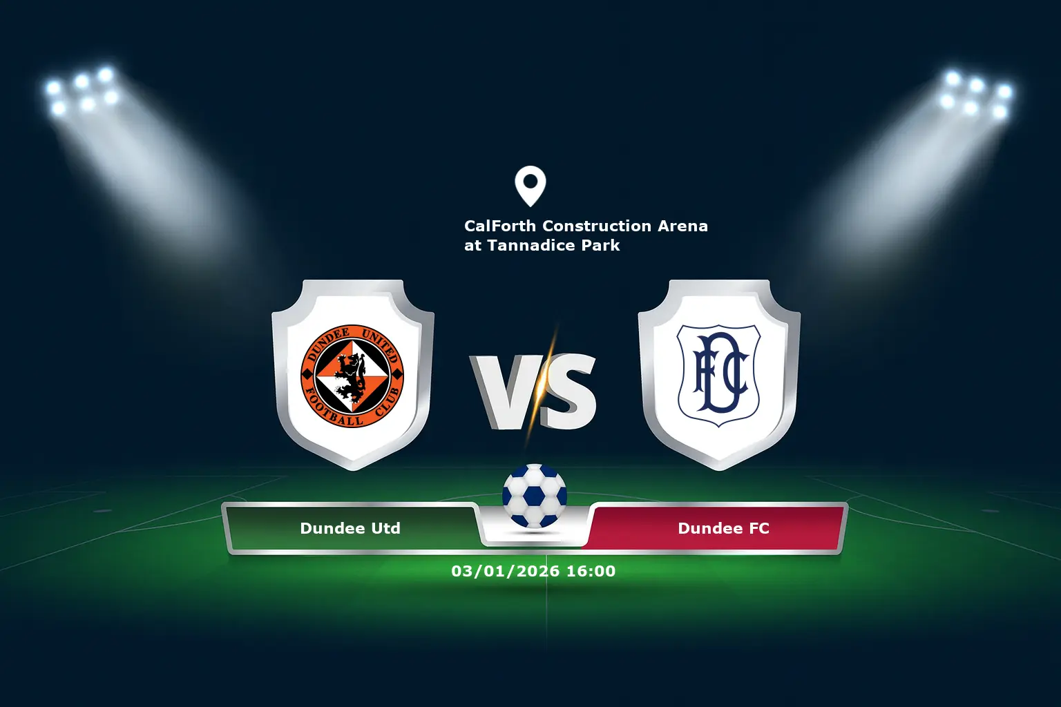 Dundee Utd vs Dundee FC 03.01.2026