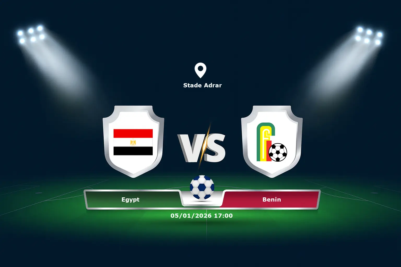 Egypt vs Benin 05.01.2026
