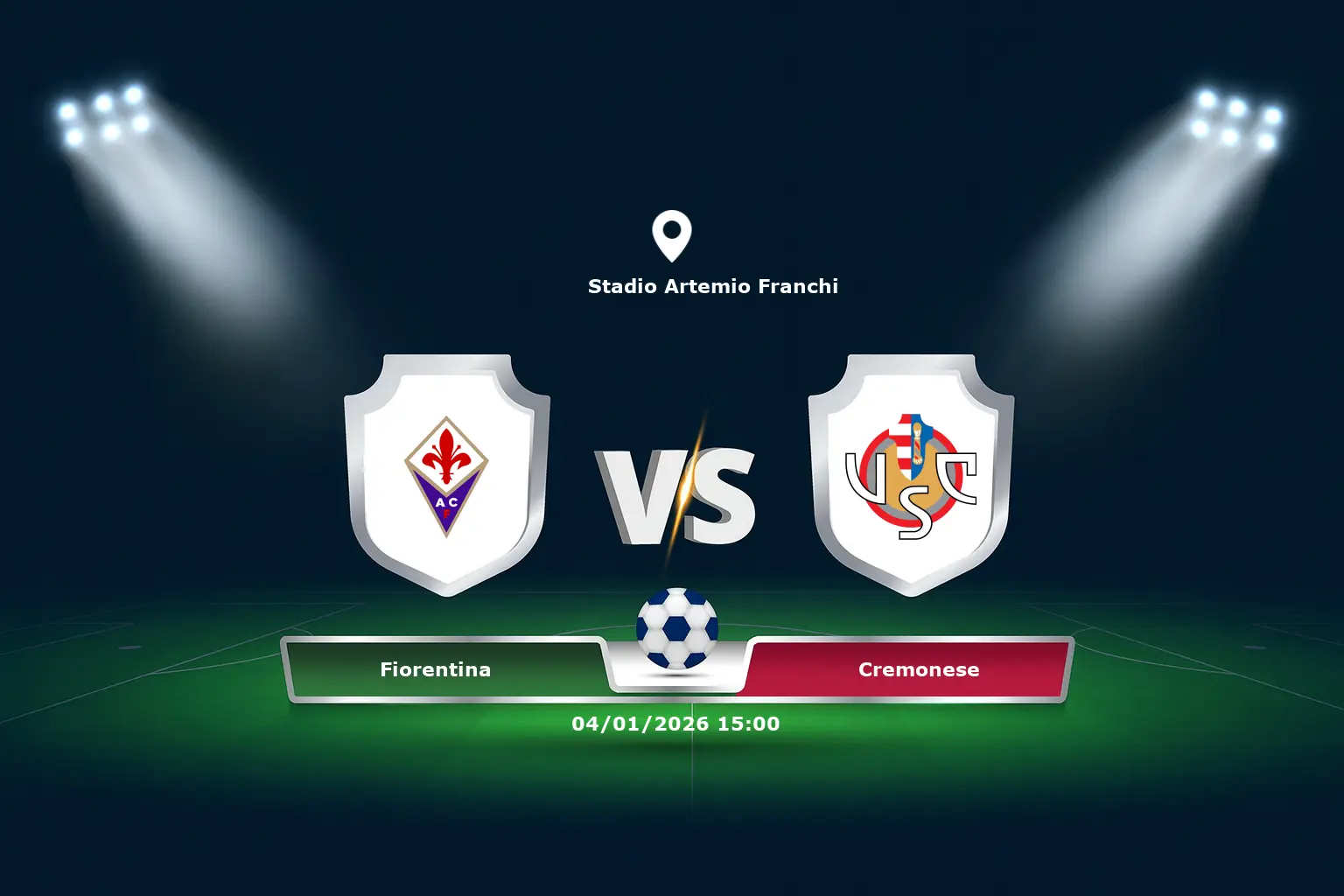 Fiorentina vs Cremonese 04.01.2026