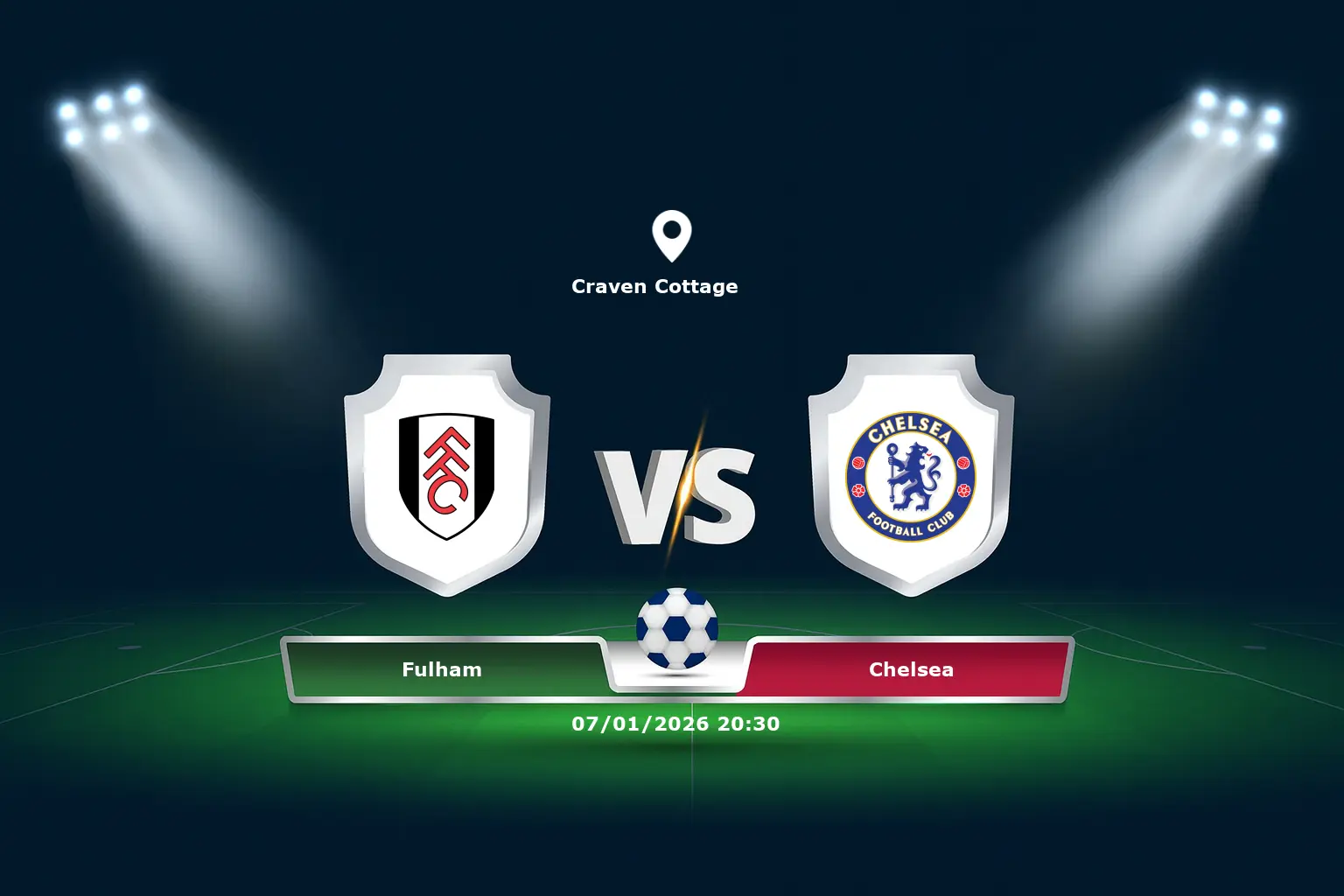Fulham vs Chelsea 07.01.2026