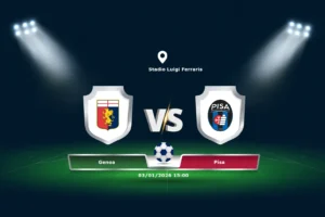 Genoa vs Pisa 03.01.2026