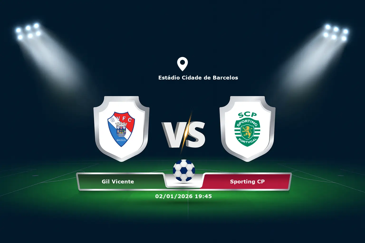 Gil Vicente vs Sporting CP 02.01.2026