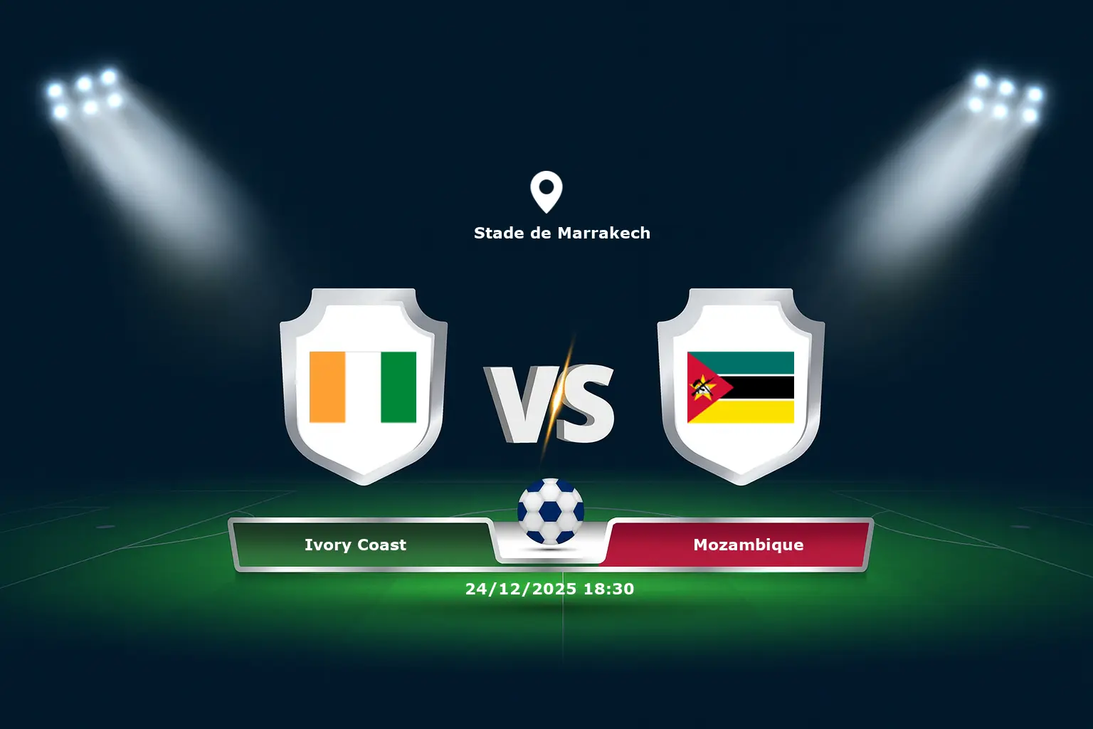 Ivory Coast vs Mozambique 24.12.2025