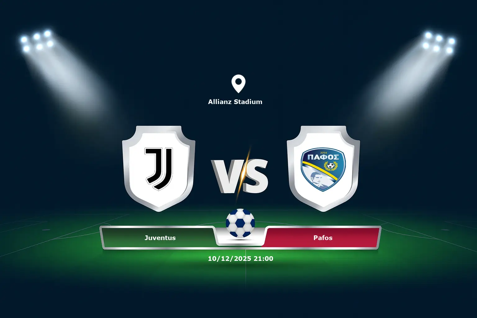 Juventus vs Pafos 10.12.2025