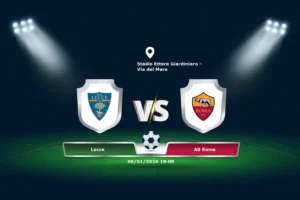 Lecce vs AS Roma 06.01.2026