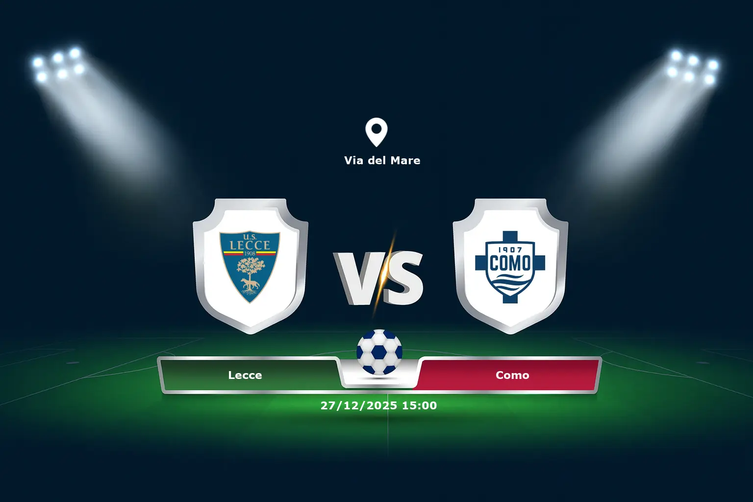 Lecce vs Como 27.12.2025