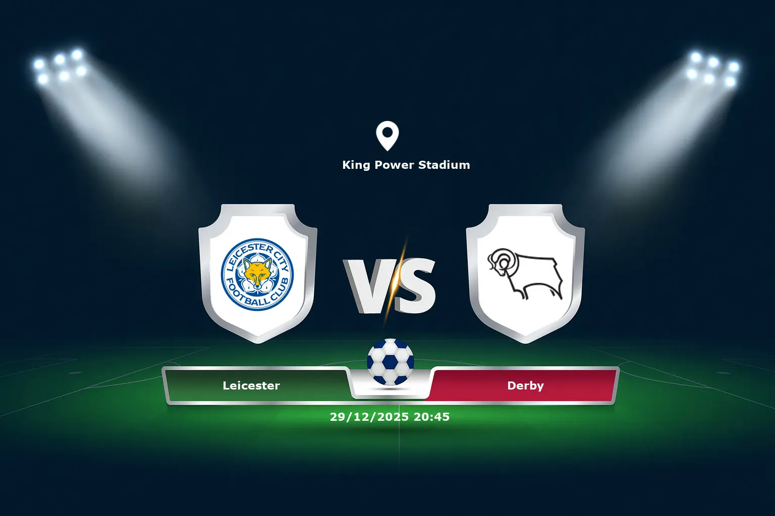 Leicester vs Derby 29.12.2025