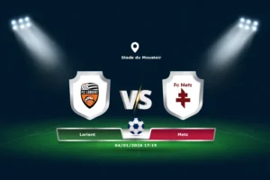 Lorient vs Metz 04.01.2026