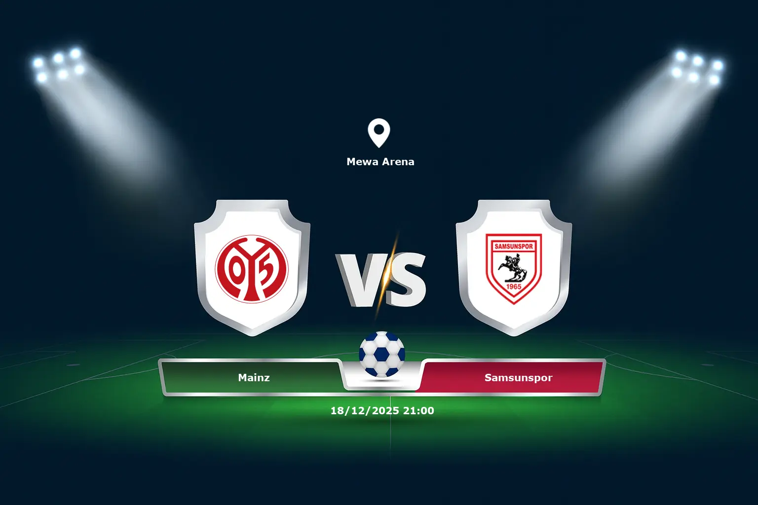 Mainz vs Samsunspor 18.12.2025