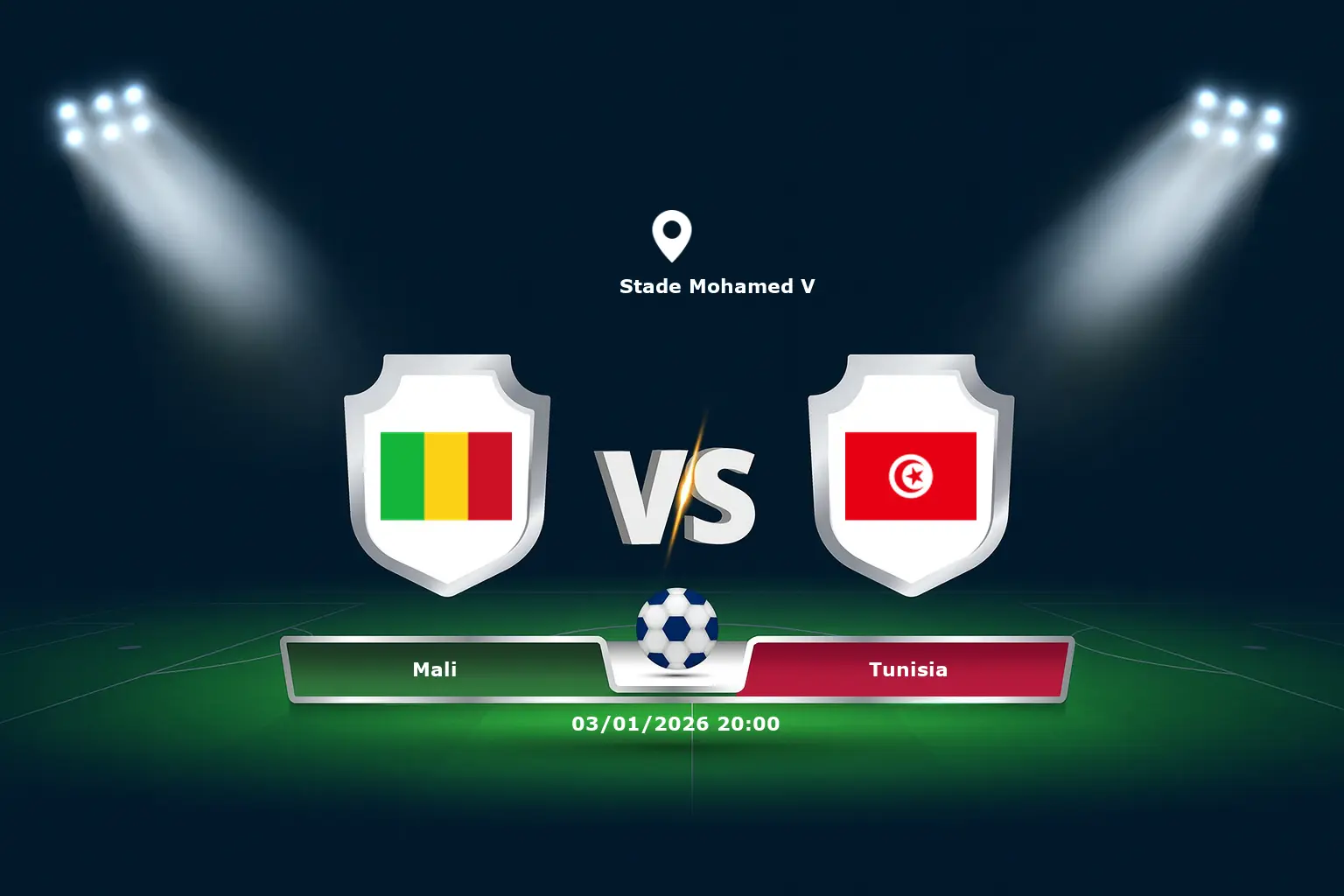 Mali vs Tunisia 03.01.2026