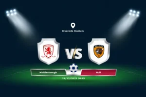 Middlesbrough vs Hull 29.12.2025
