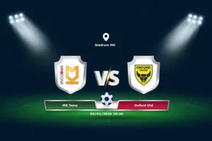 MK Dons vs Oxford Utd 09.01.2026