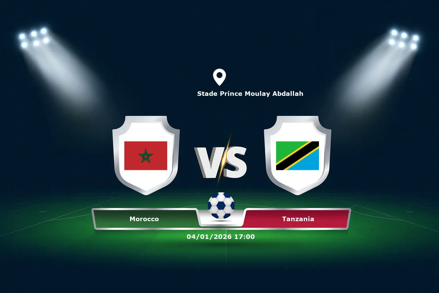 Morocco vs Tanzania 04.01.2026