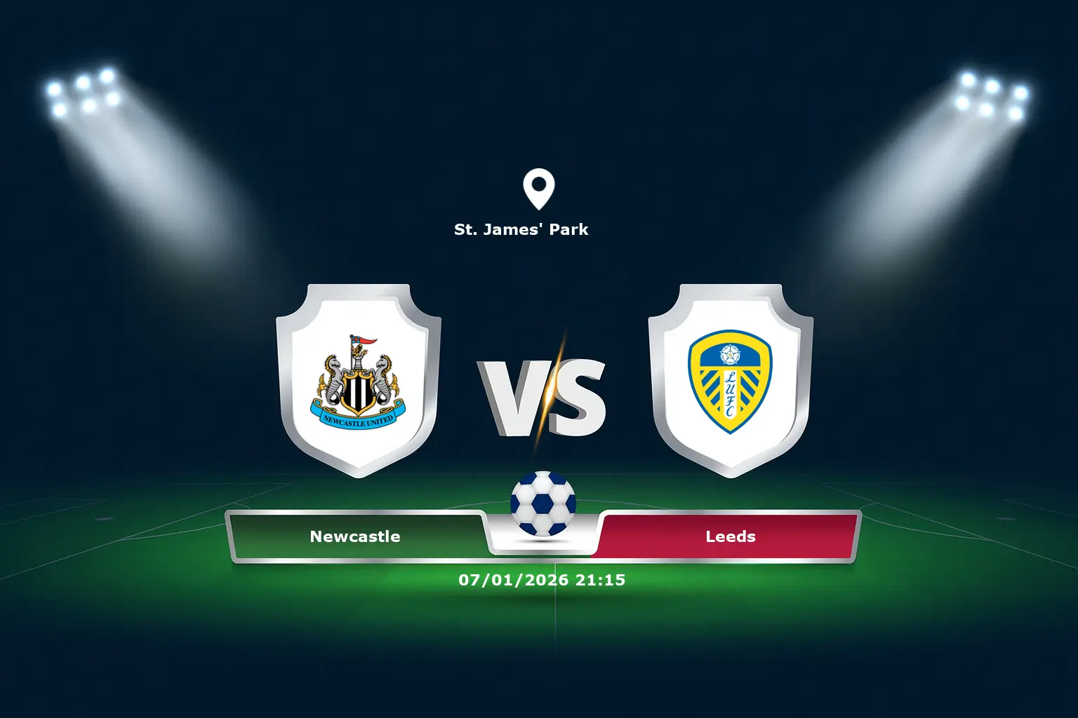 Newcastle vs Leeds 07.01.2026