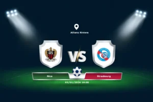 Nice vs Strasbourg 03.01.2026