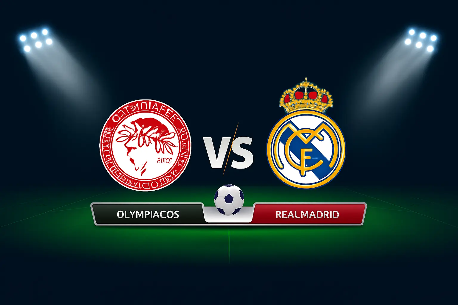 Olympiacos vs Real Madrid 26.11.2025