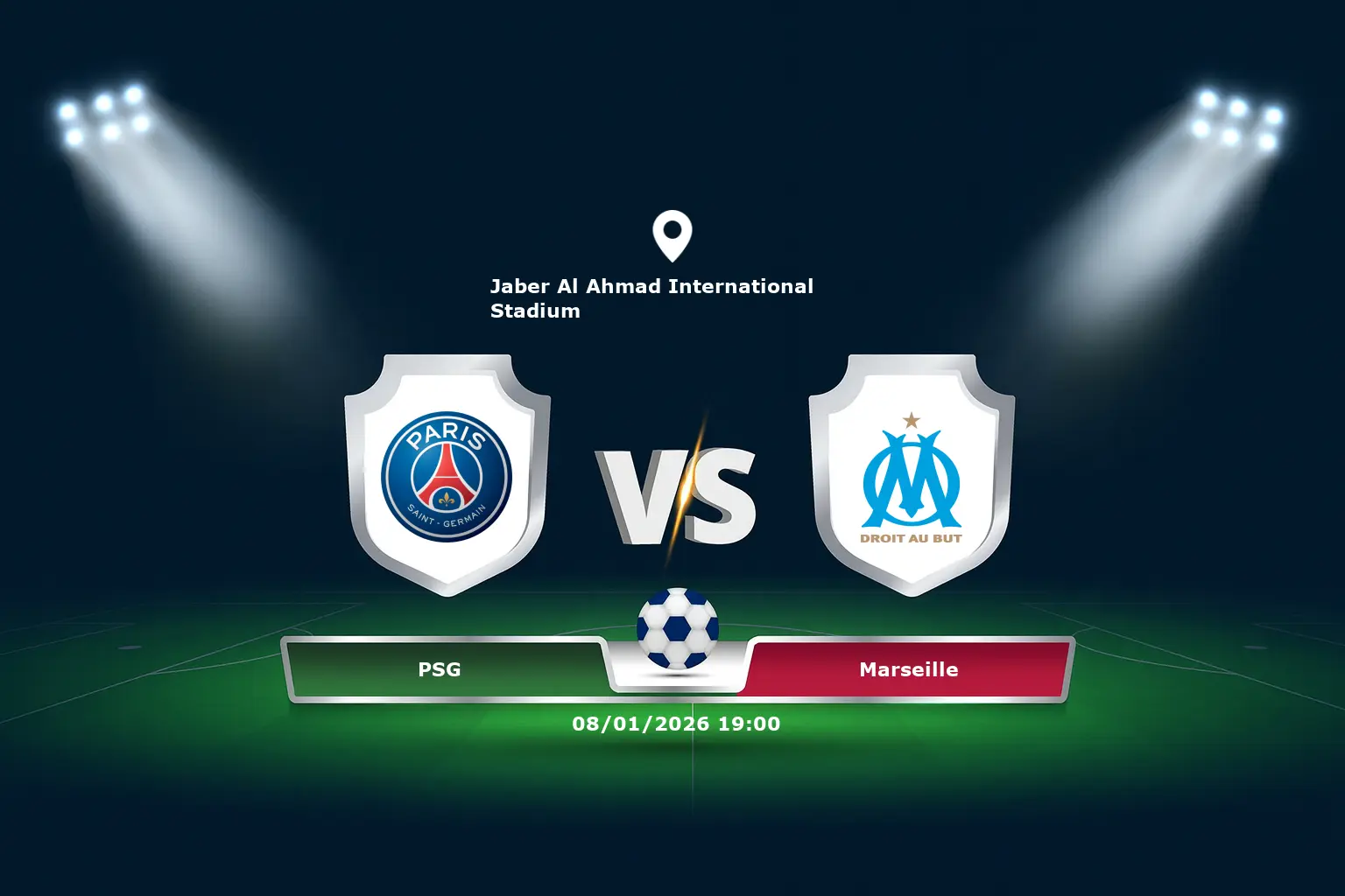 PSG vs Marseille 08.01.2026