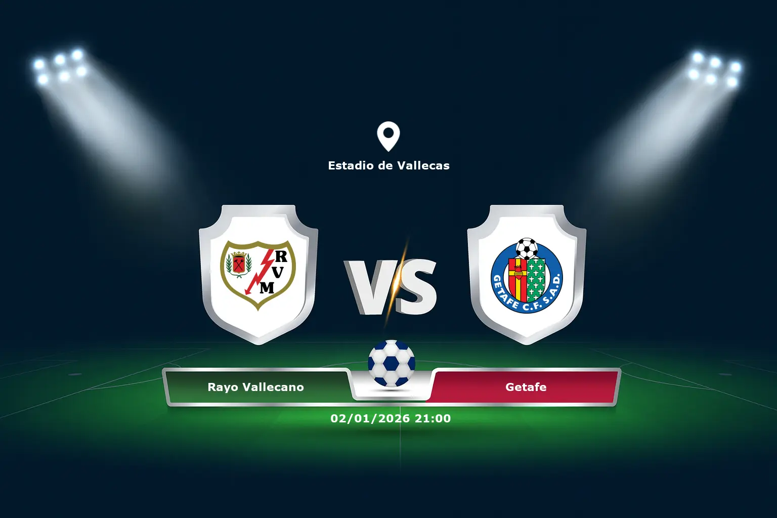 Rayo Vallecano vs Getafe 02.01.2026