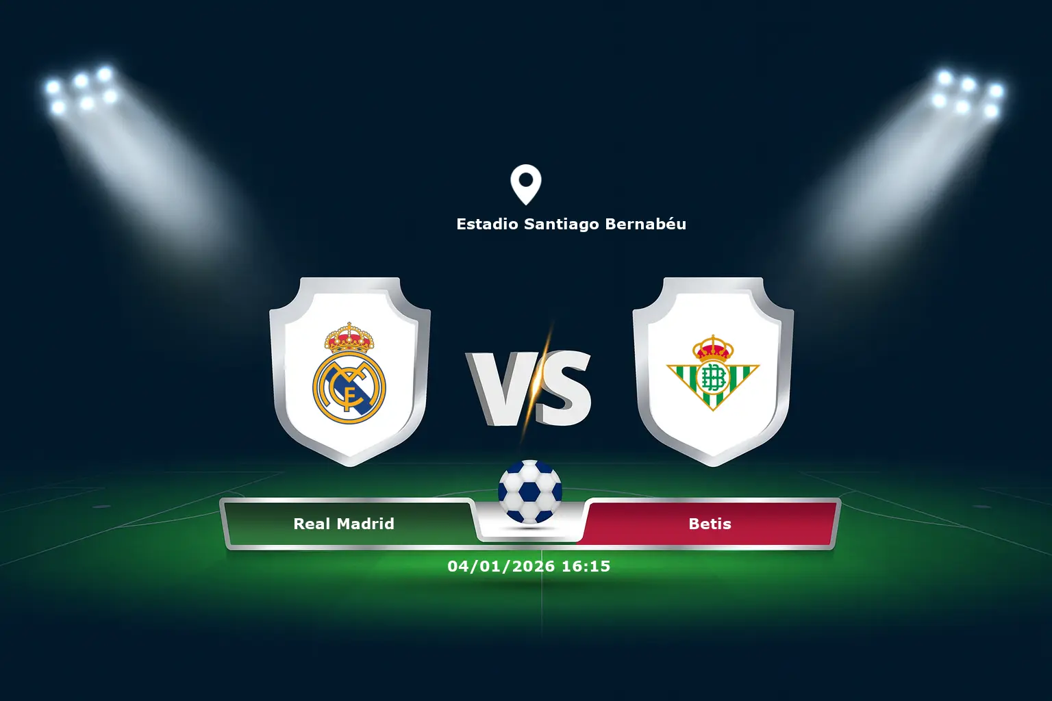 Real Madrid vs Betis 04.01.2026