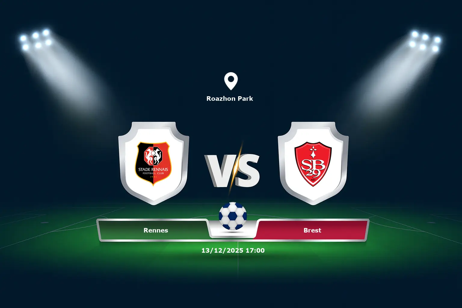 Rennes vs Brest 13.12.2025