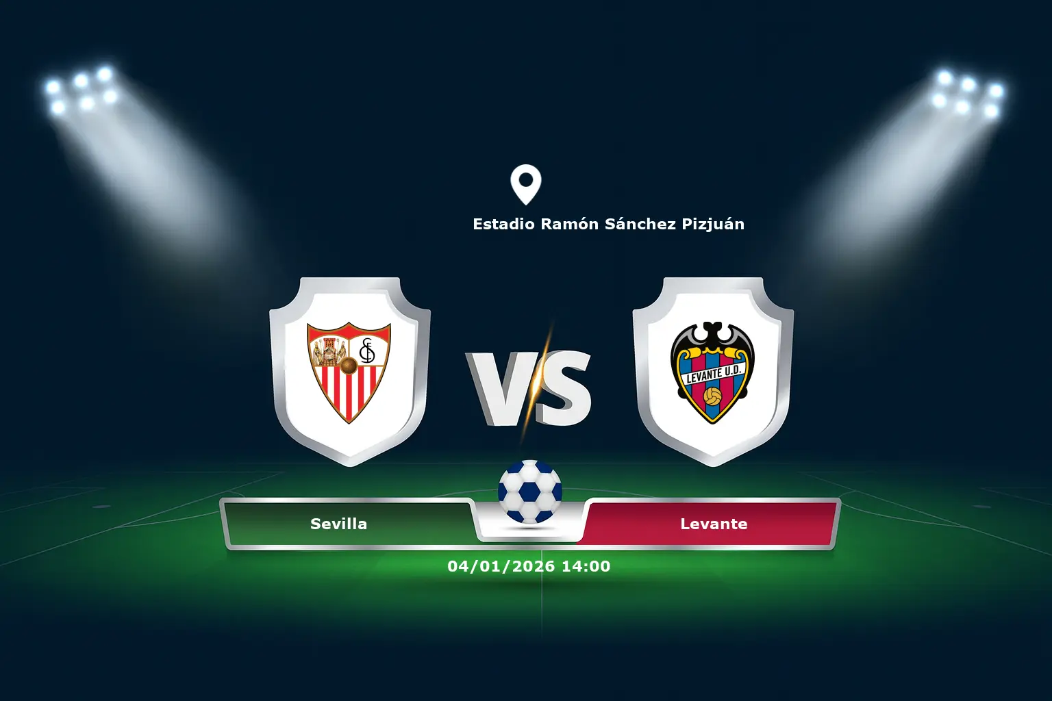 Sevilla vs Levante 04.01.2026