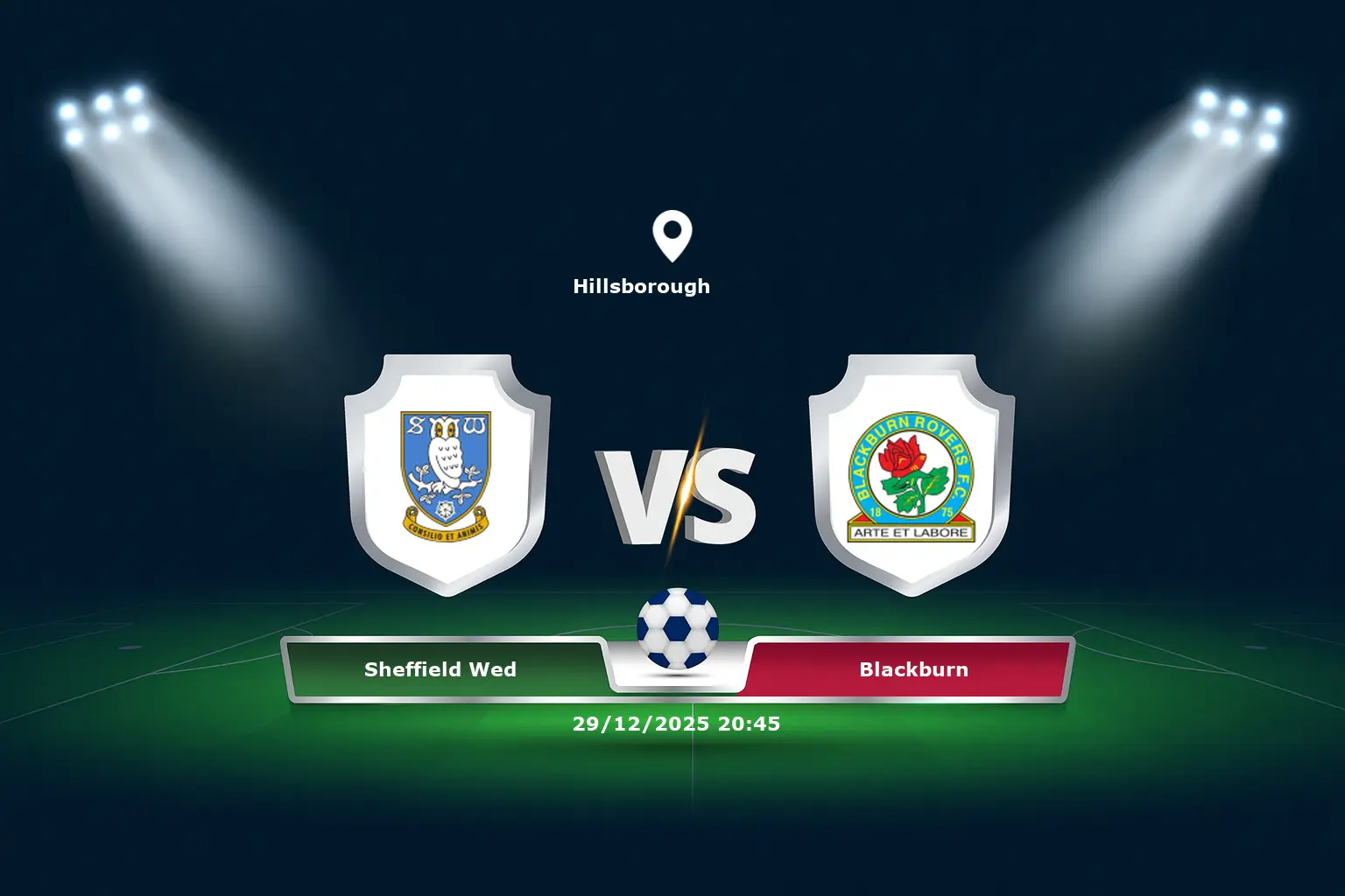 Sheffield Wed vs Blackburn 29.12.2025