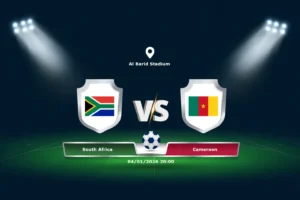 South Africa vs Cameroon 04.01.2026