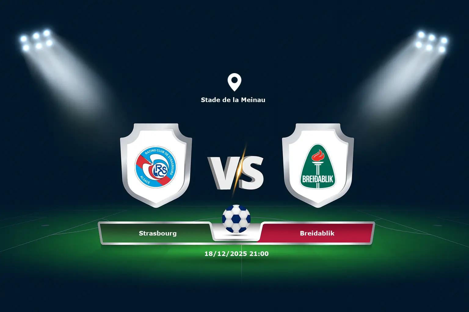 Strasbourg vs Breidablik 18.12.2025