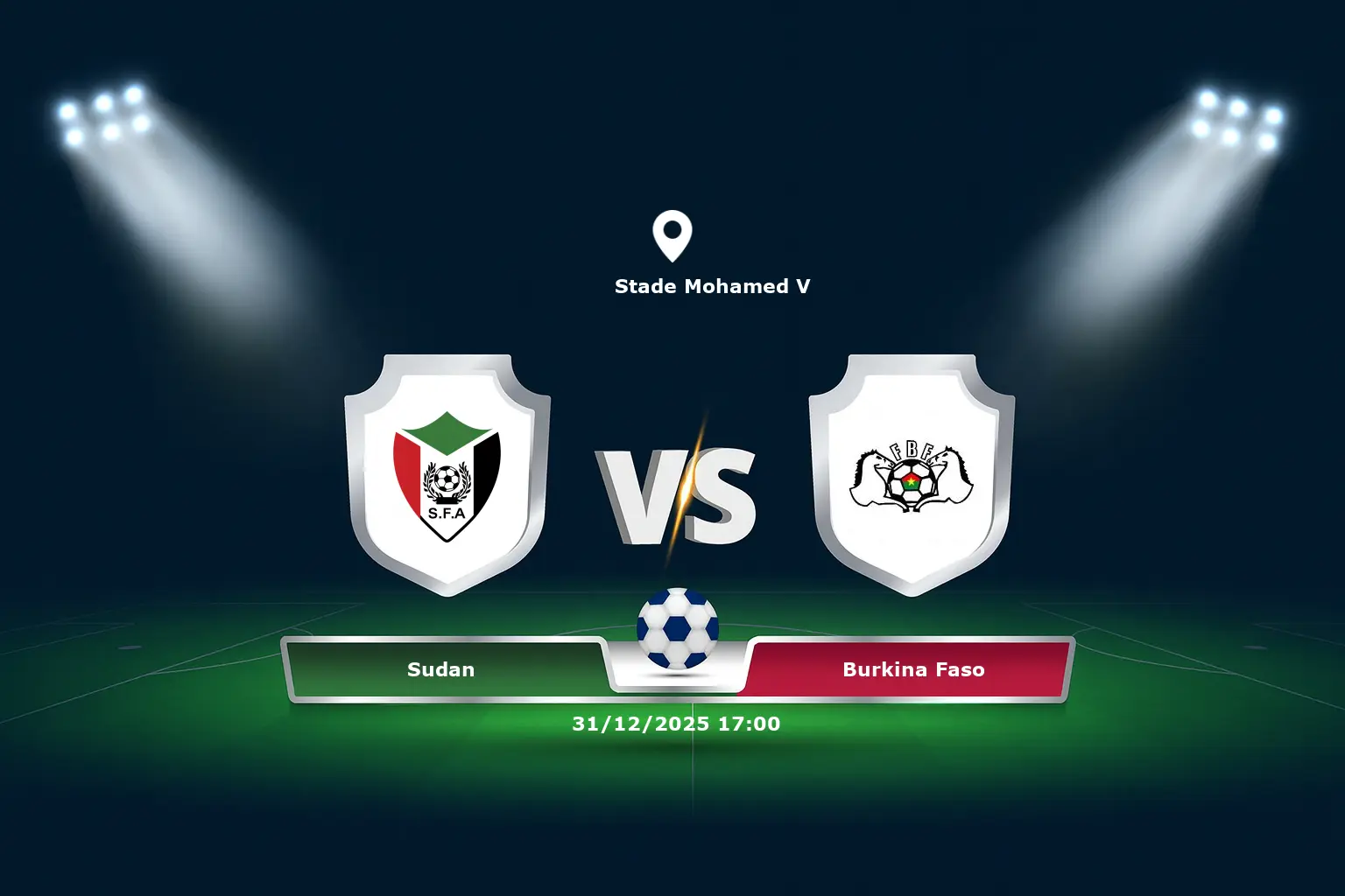Sudan vs Burkina Faso 31.12.2025