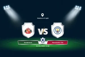 Sunderland vs Manchester City 01.01.2026