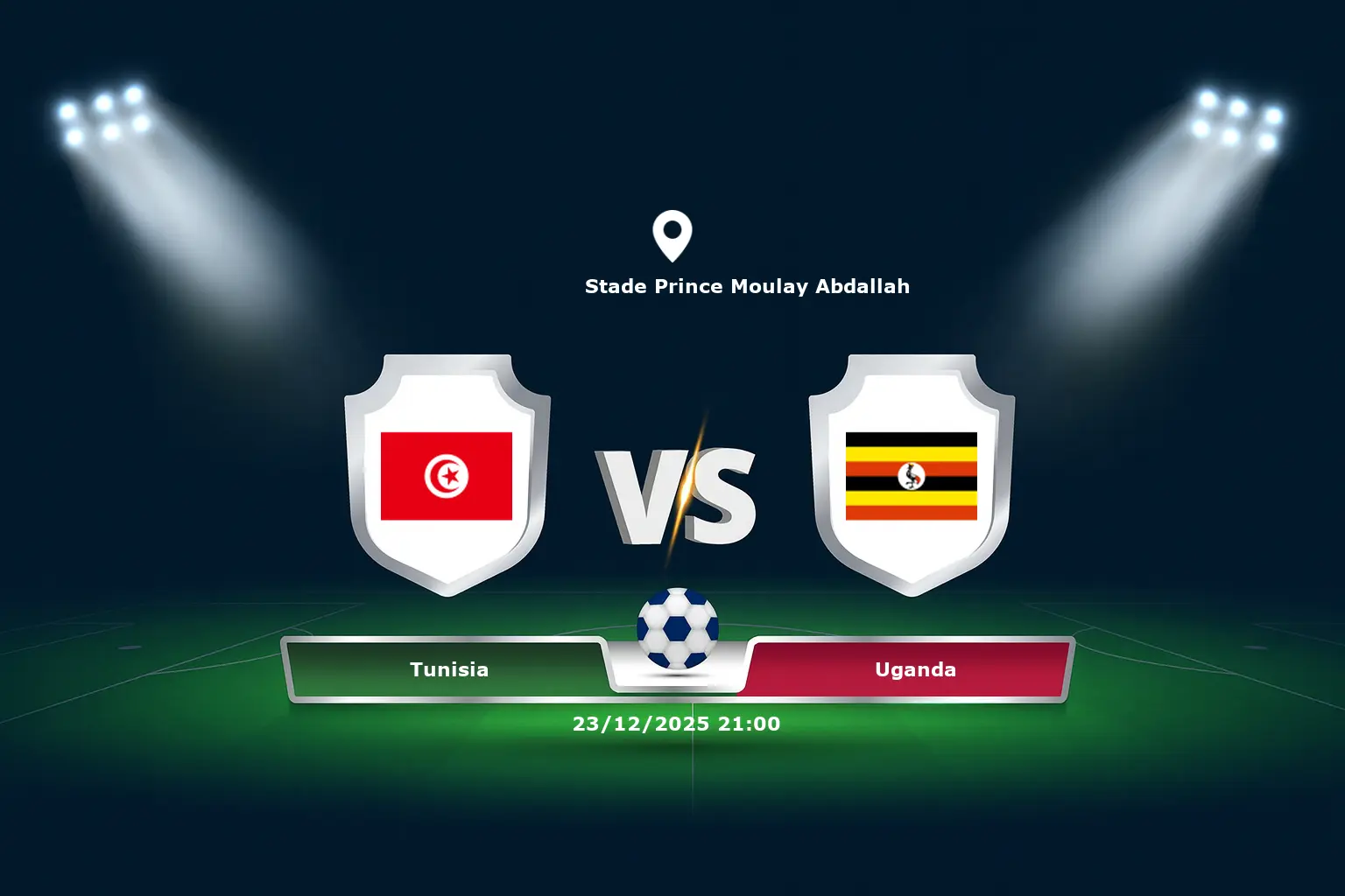 Tunisia vs Uganda 23.12.2025