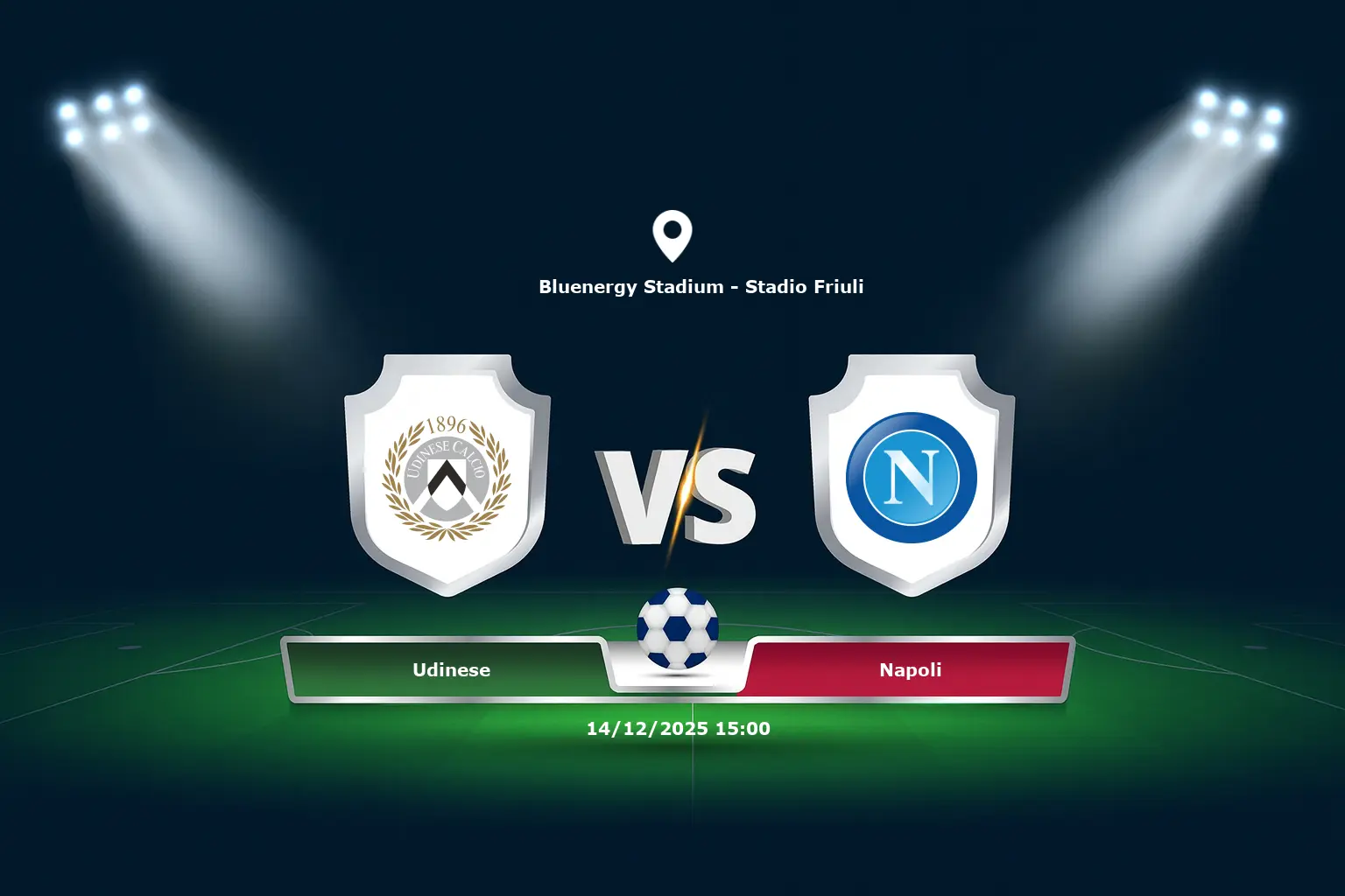 Udinese vs Napoli 14.12.2025