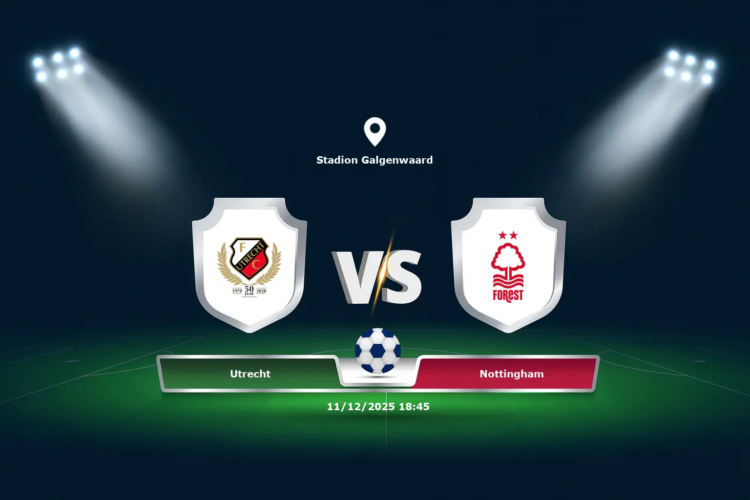 Utrecht vs Nottingham 11.12.2025