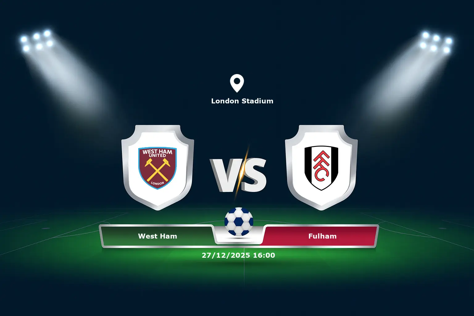 West Ham vs Fulham 27.12.2025